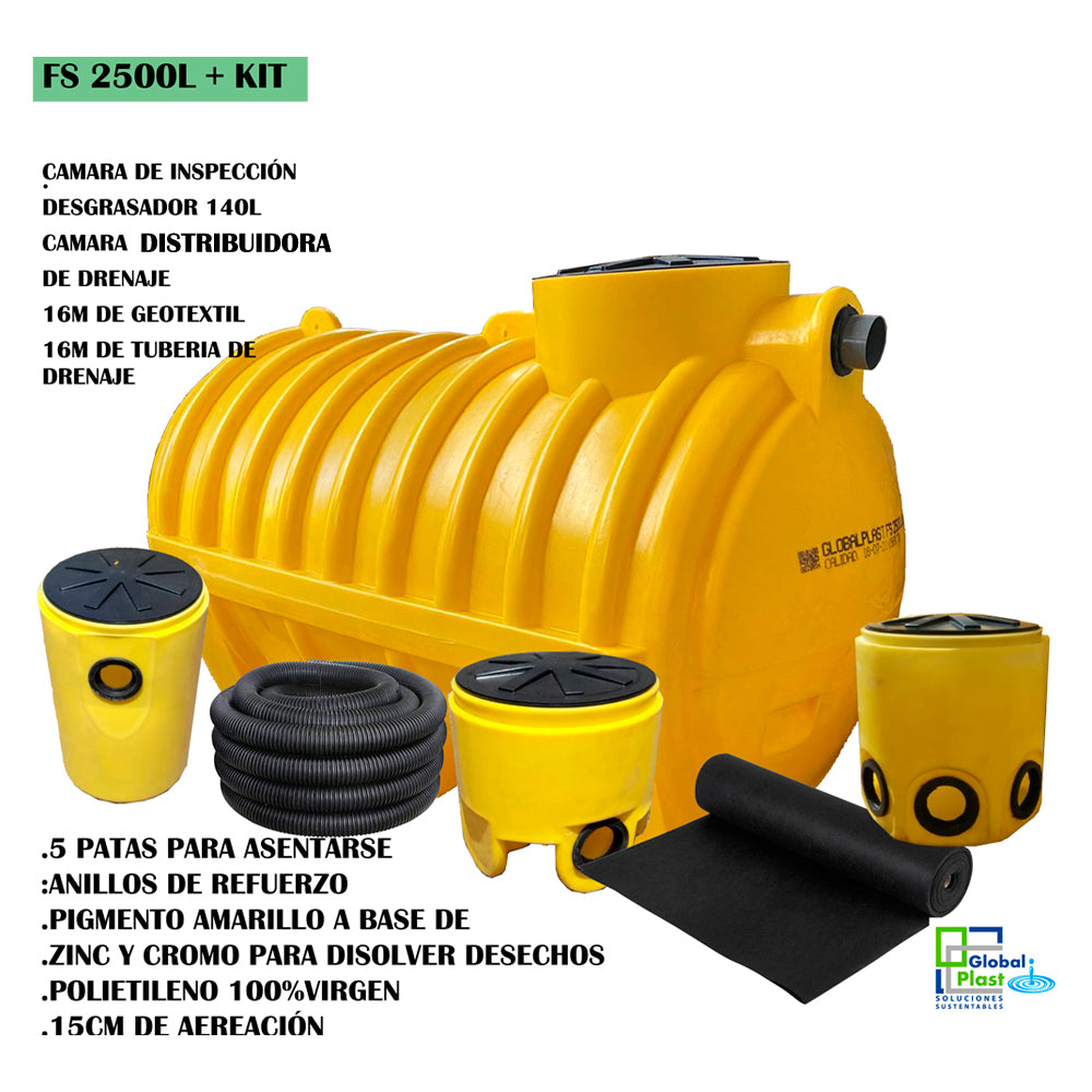 Fosa 2500L + kit