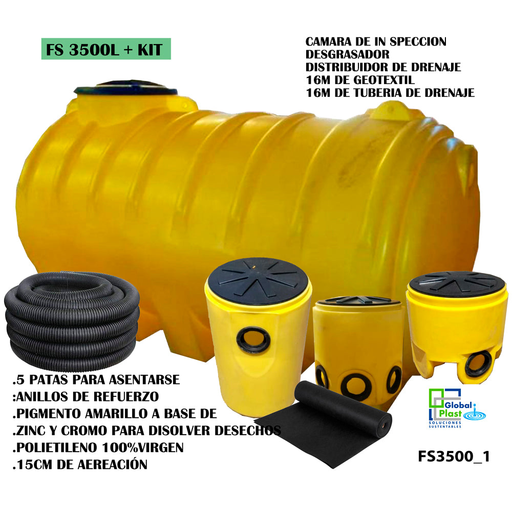 Fosa 3500L + kit